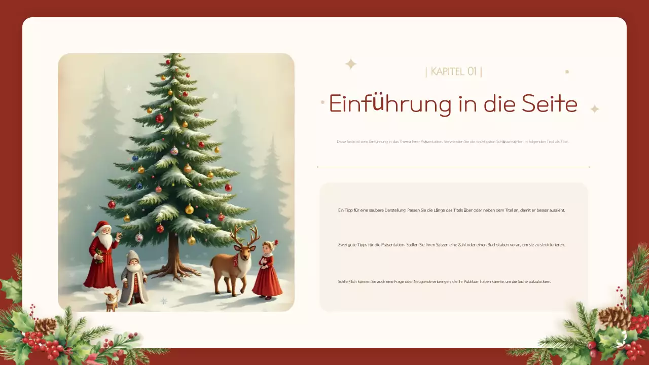 Red Tidy Weihnachtsführer