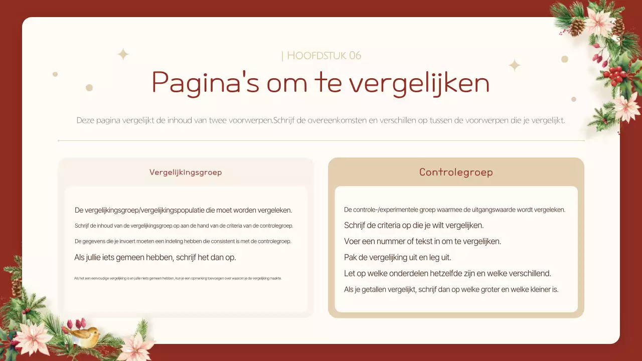 Rode opgeruimde kerstgids