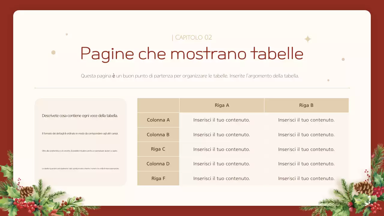 Guida di Natale Red Tidy