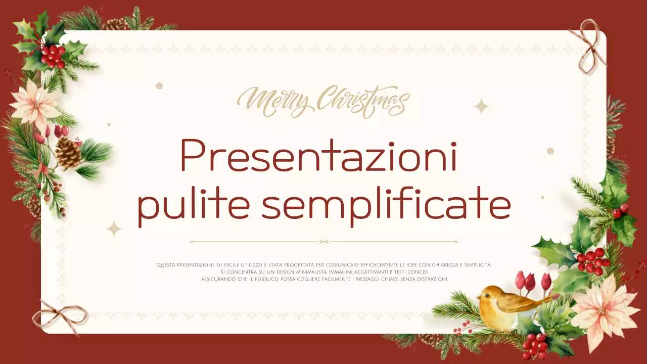 Guida di Natale Red Tidy