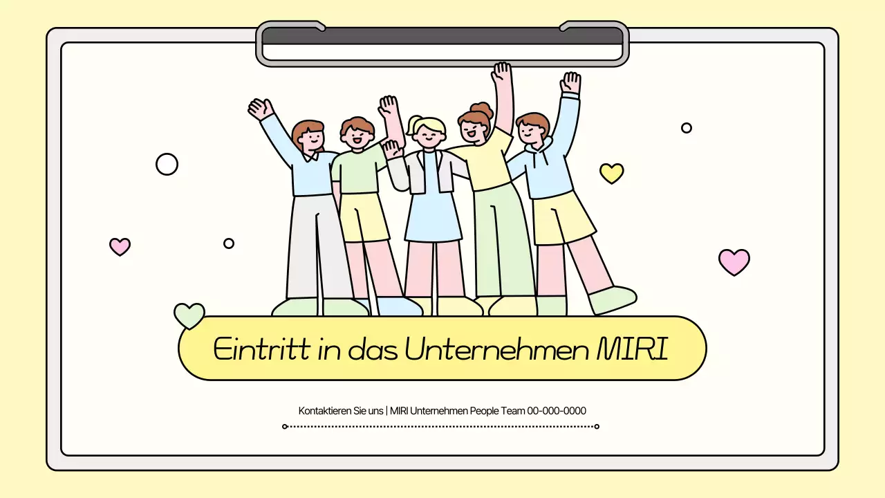 Yellow Cute Stellenausschreibungen