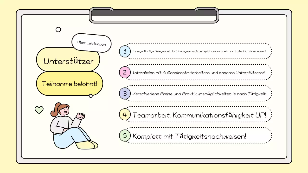 Yellow Cute Stellenausschreibungen
