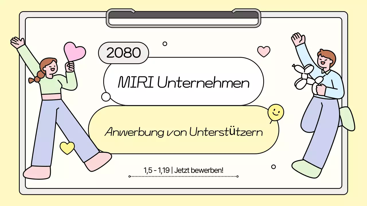 Yellow Cute Stellenausschreibungen