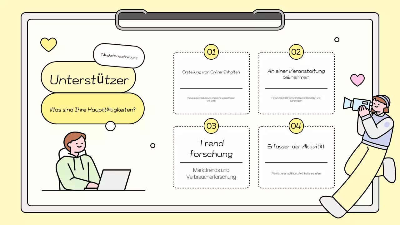 Yellow Cute Stellenausschreibungen