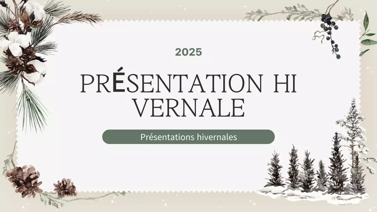 Beige Simple Winter Teaching Resources (Ressources pédagogiques simples pour l'hiver)