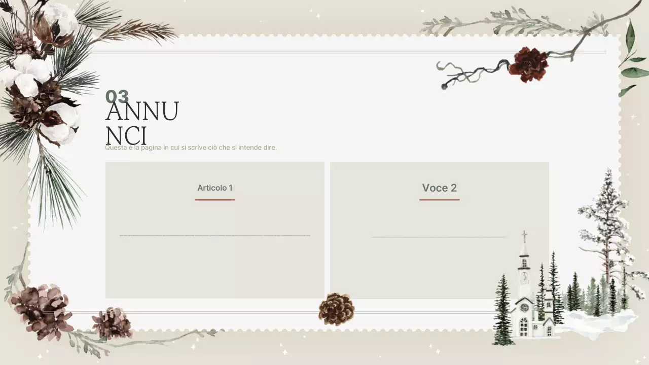 Risorse didattiche invernali semplici beige