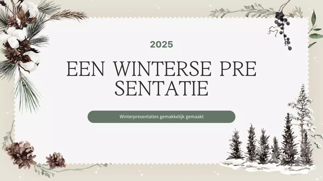 Beige eenvoudige winter leermiddelen