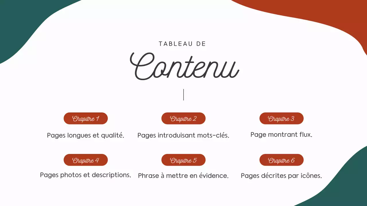 Rapport de fin d'année dans un motif géométrique rouge et vert