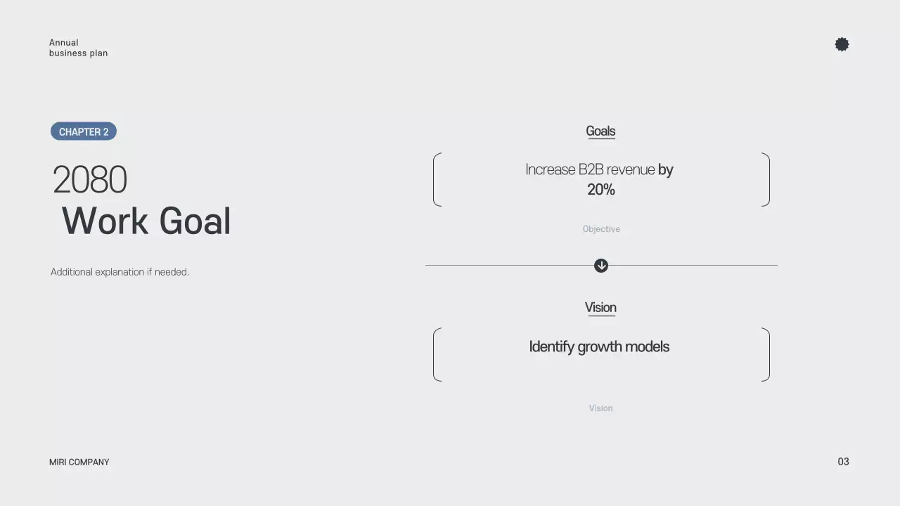 Gray Minimalist Yearly Planner