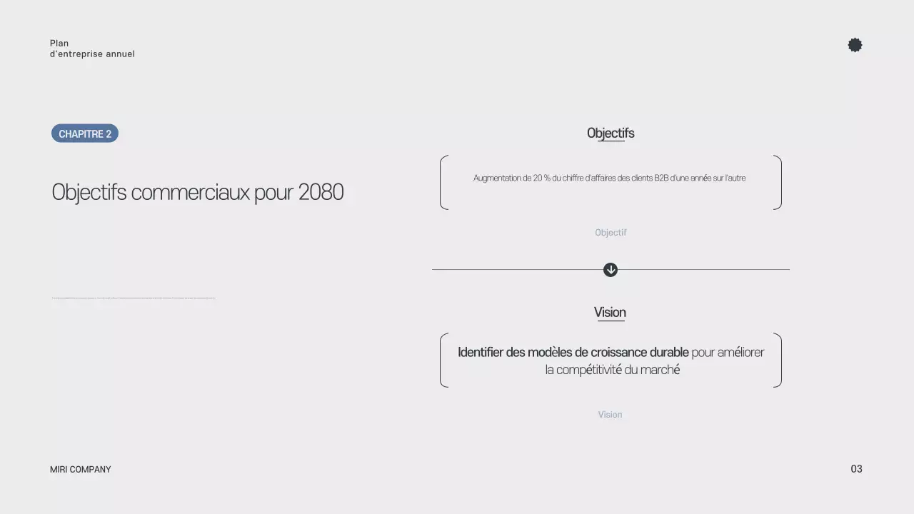 Planificateur annuel minimaliste gris