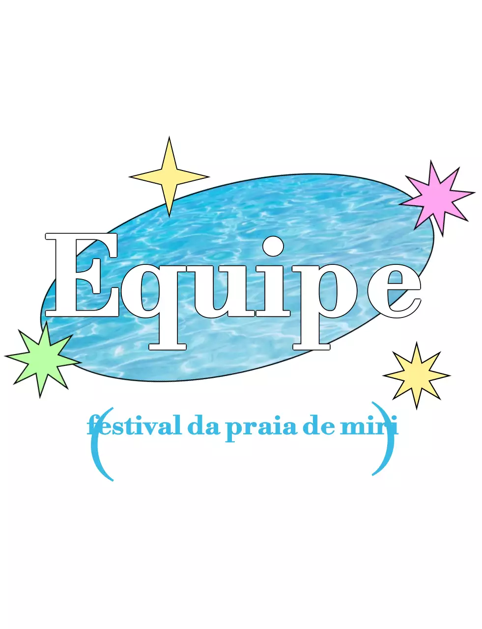 Festival pop azul claro