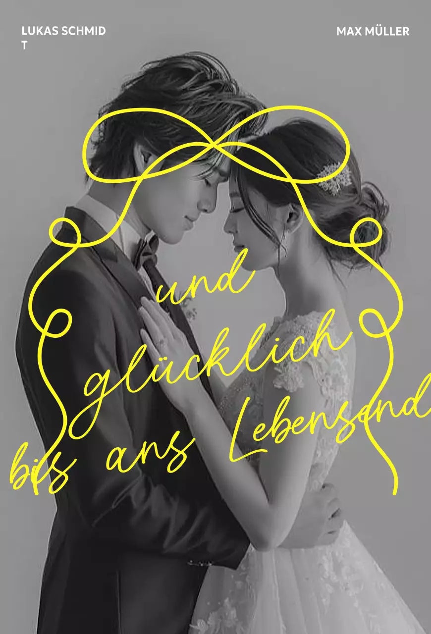 Schwarze und weiße klassische Hochzeitseinladung