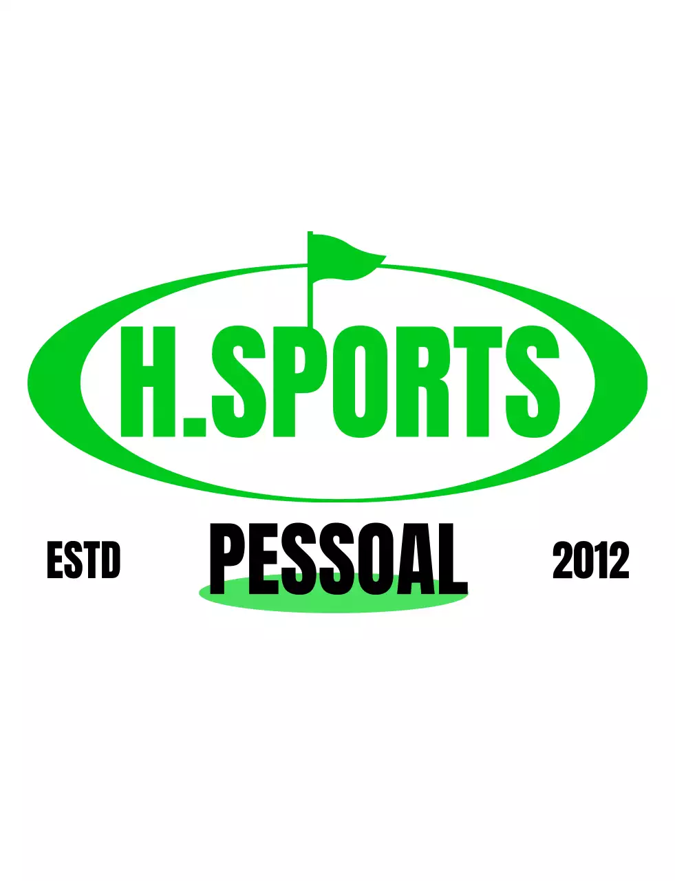 Logótipo de desporto abstrato predefinido