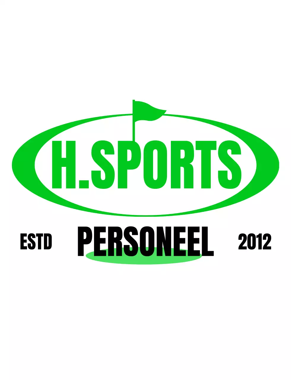 Abstract standaard sportlogo