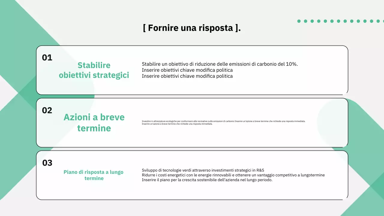 Guida politica moderna spiegata in verde e grigio