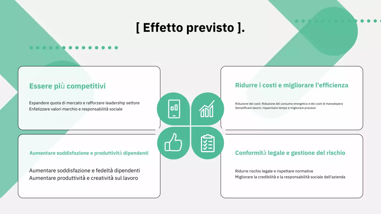 Guida politica moderna spiegata in verde e grigio