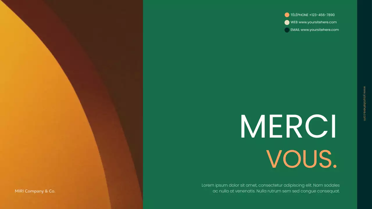 document d'entreprise moderne et écologique