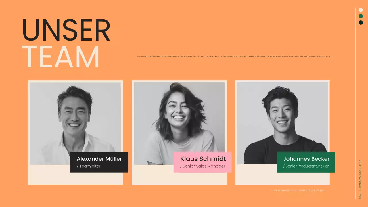 grünes modernes Geschäftsdokument