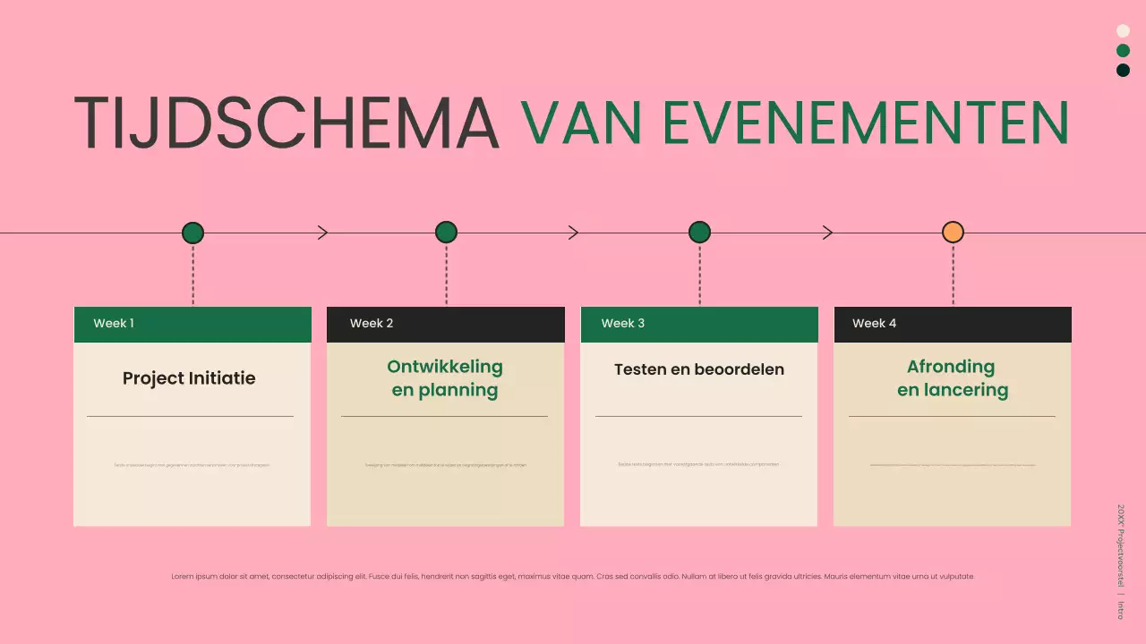 groen modern zakelijk document