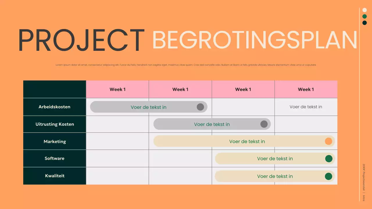 groen modern zakelijk document