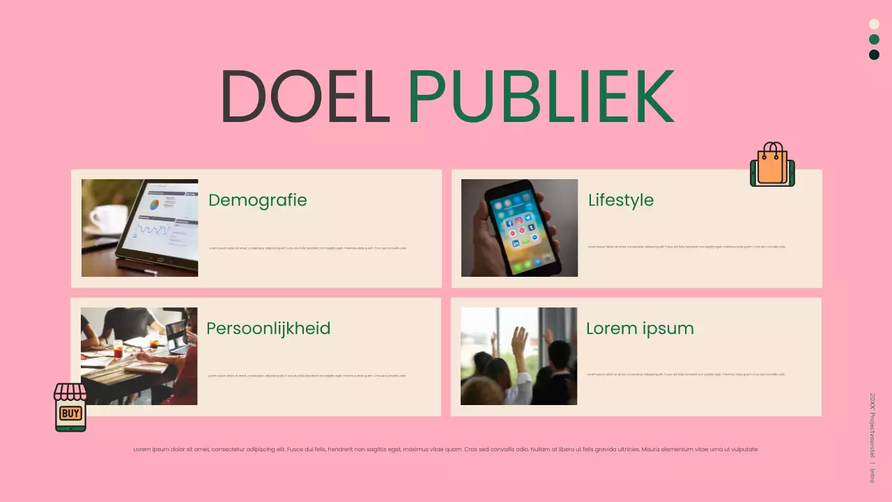 groen modern zakelijk document