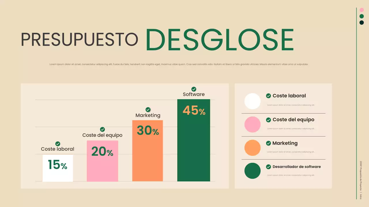 documento de empresa moderno y ecológico