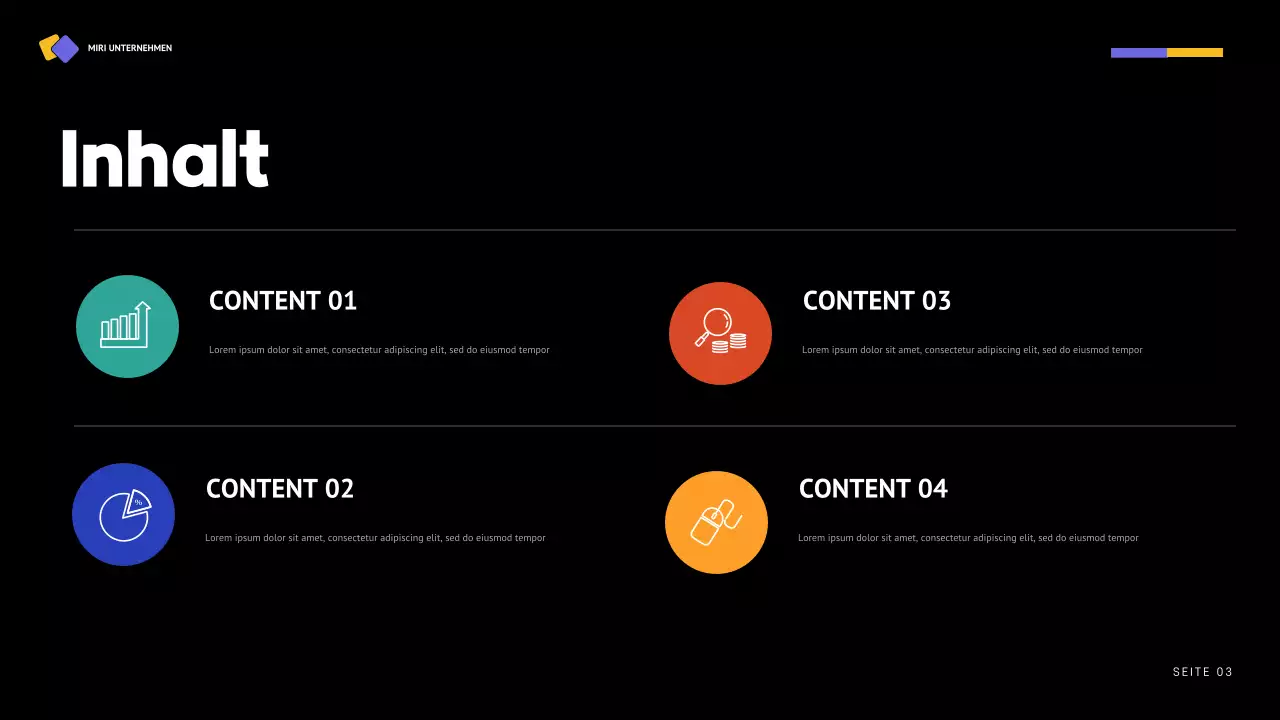 black modern business report