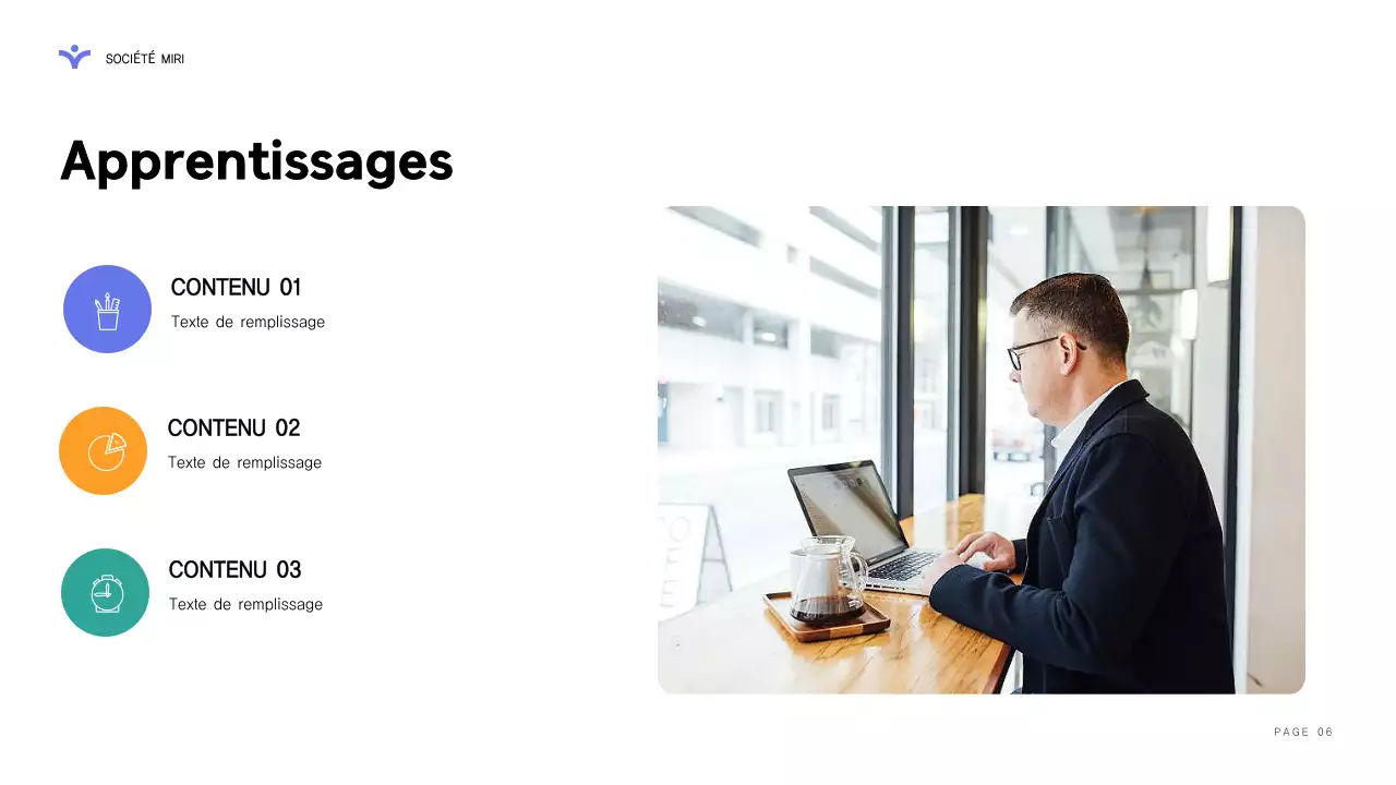 rapport d'activité moderne violet