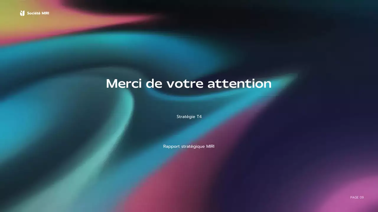 blue modern business report