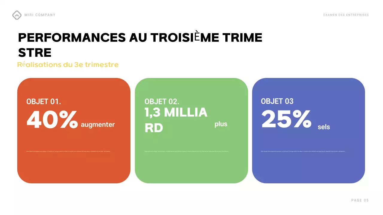 rapport d'activité moderne et coloré