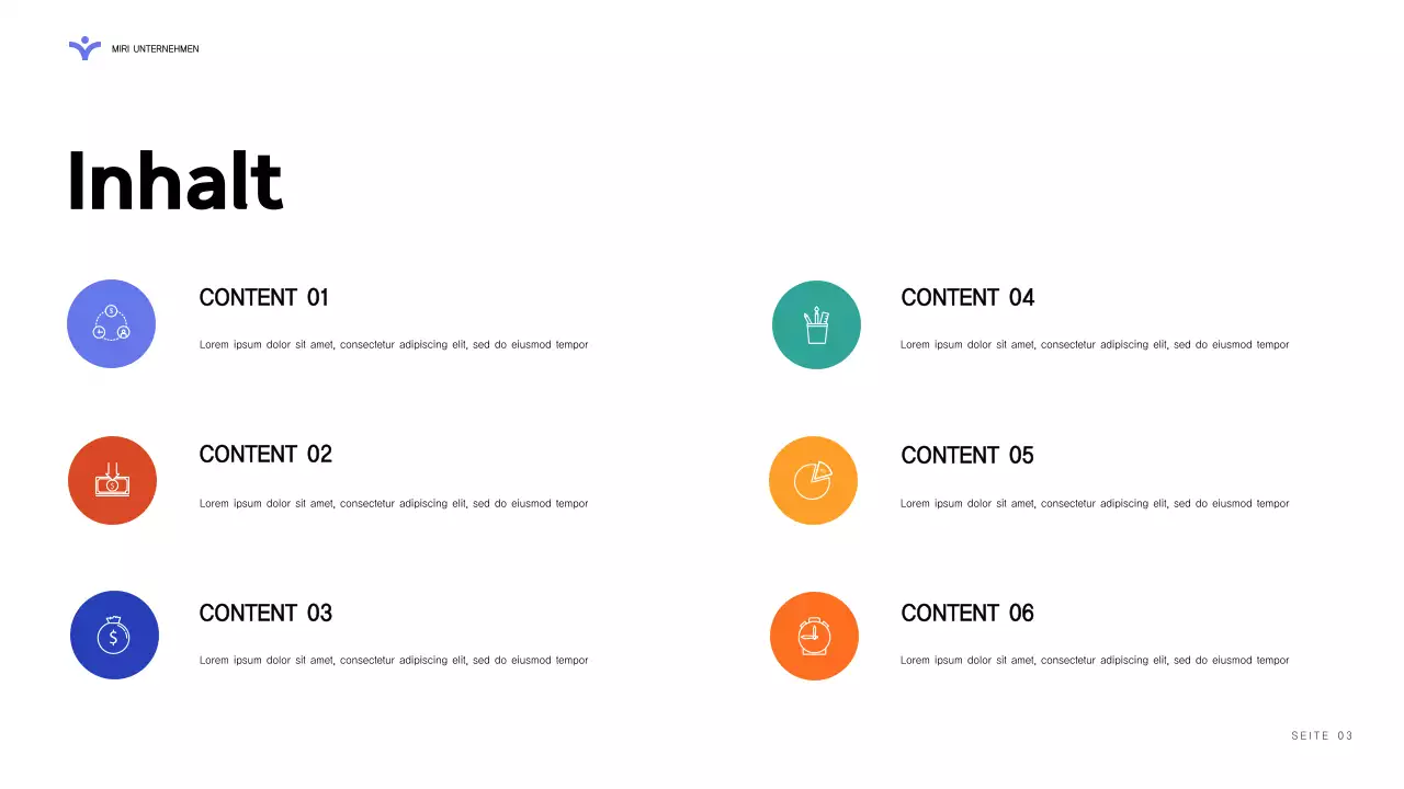 lila moderner Geschäftsbericht