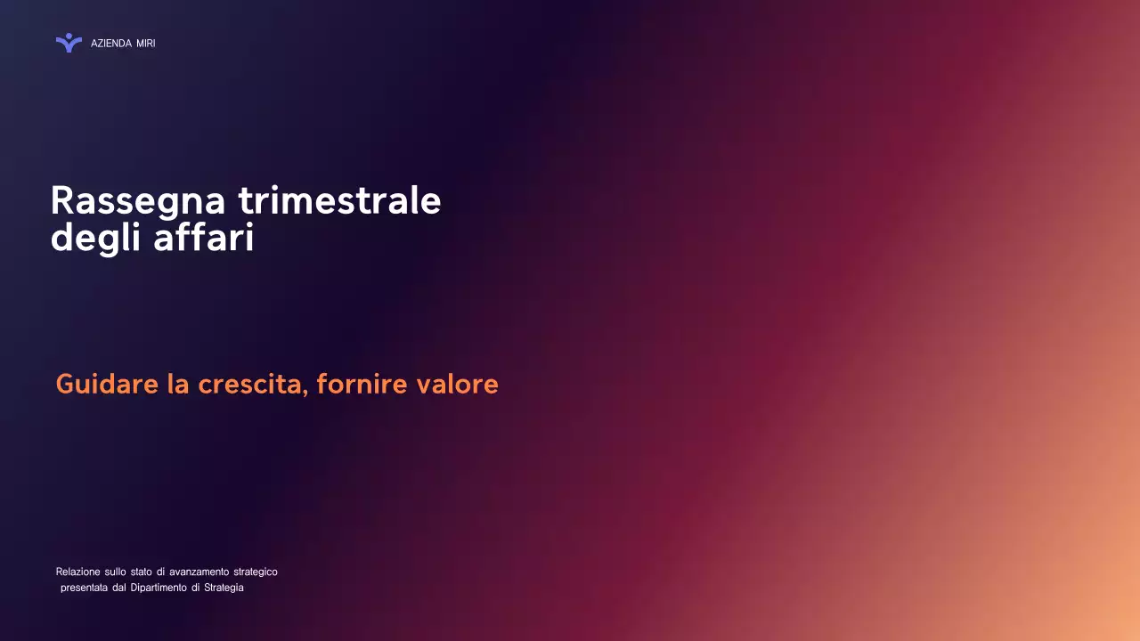 relazione aziendale moderna viola