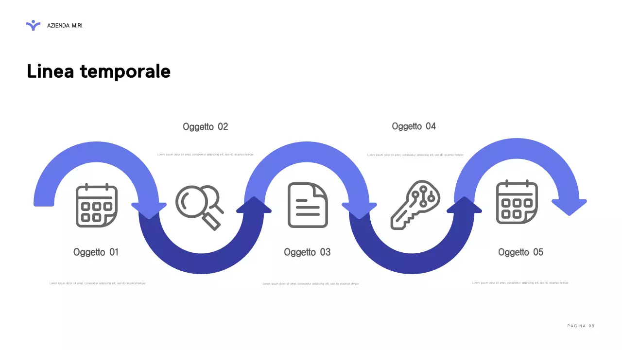 relazione aziendale moderna viola