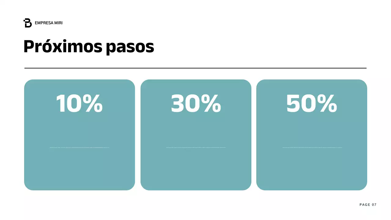 blue modern business report
