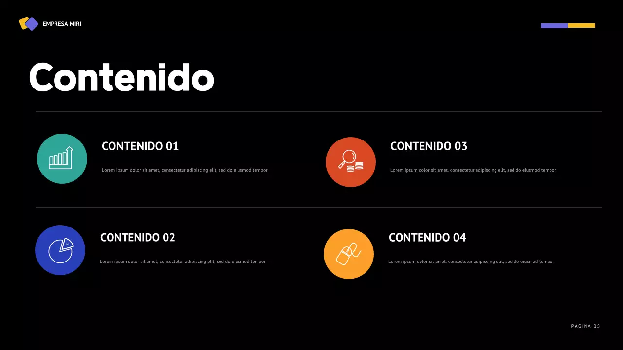 informe sobre la empresa moderna negra