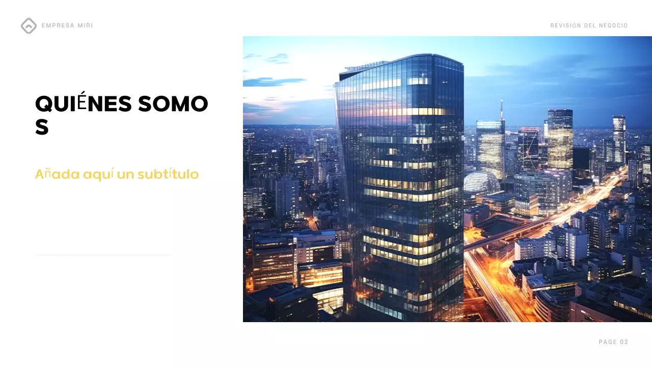 colorido informe empresarial moderno