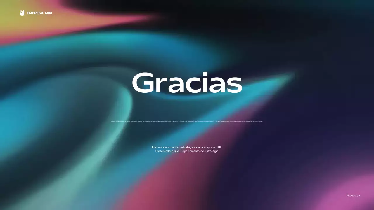 blue modern business report