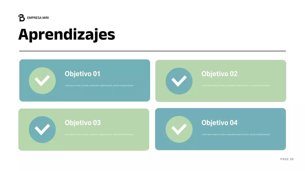 blue modern business report