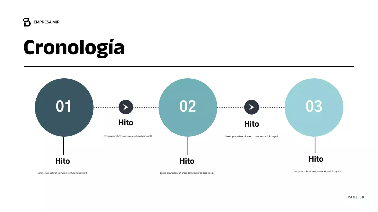 blue modern business report