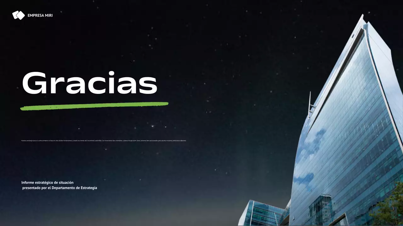 informe sobre la empresa moderna negra