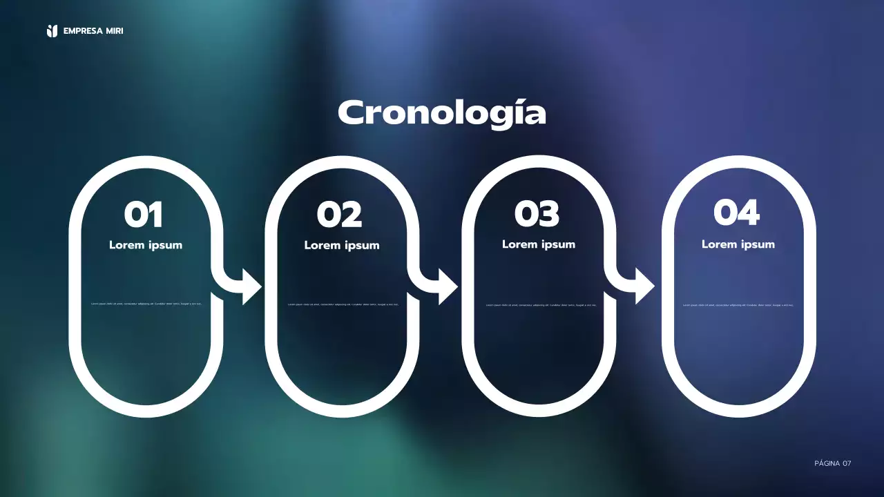 blue modern business report