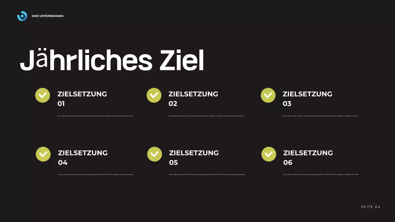 blue modern business report