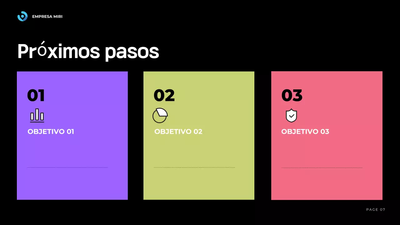 blue modern business report