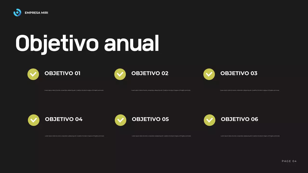 blue modern business report