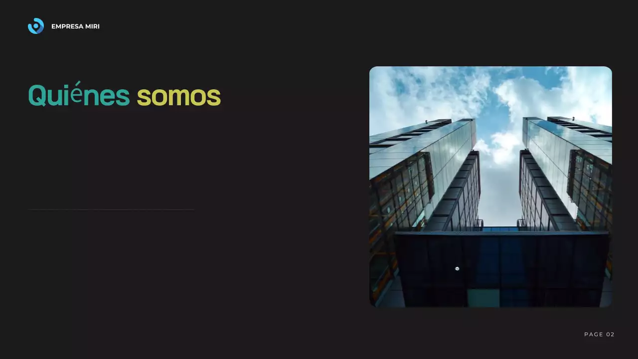 blue modern business report