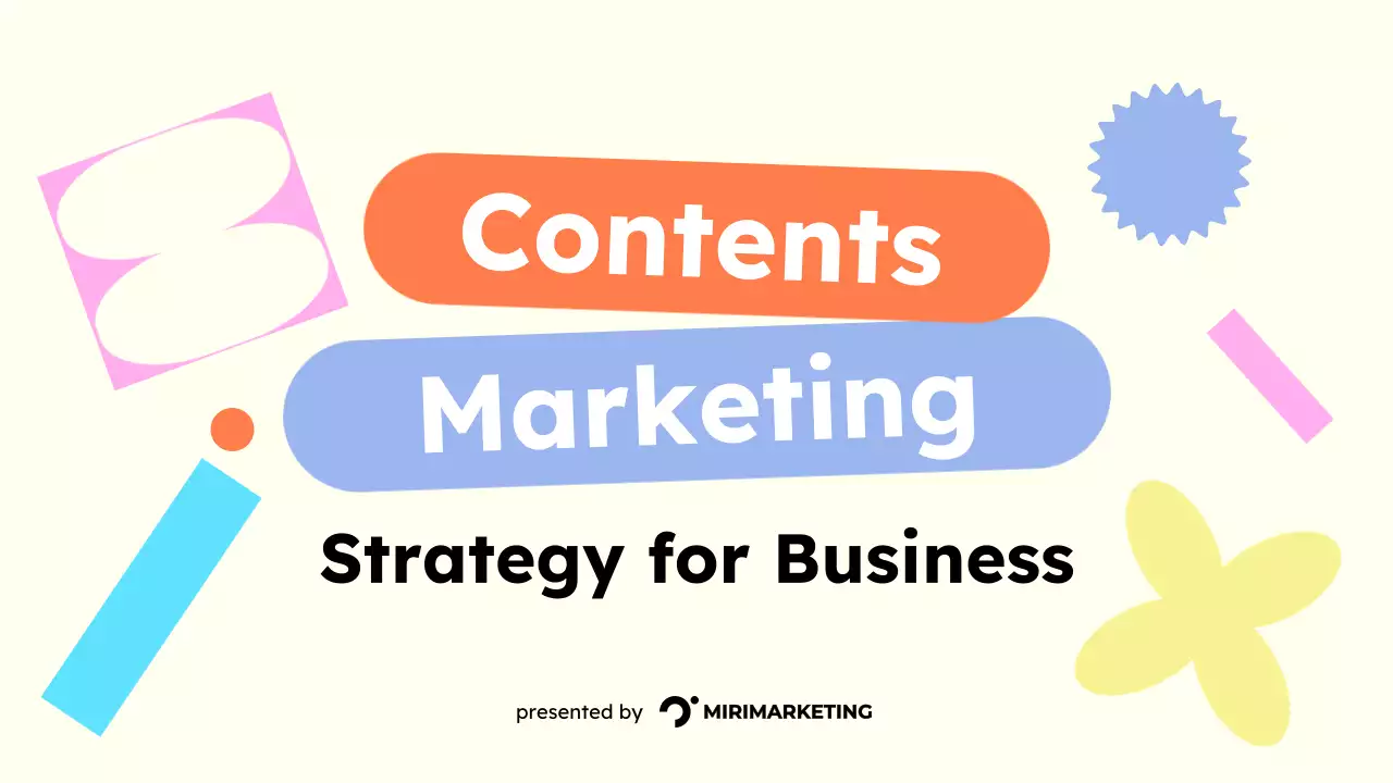 Colourful Modern Marketing Presentation
