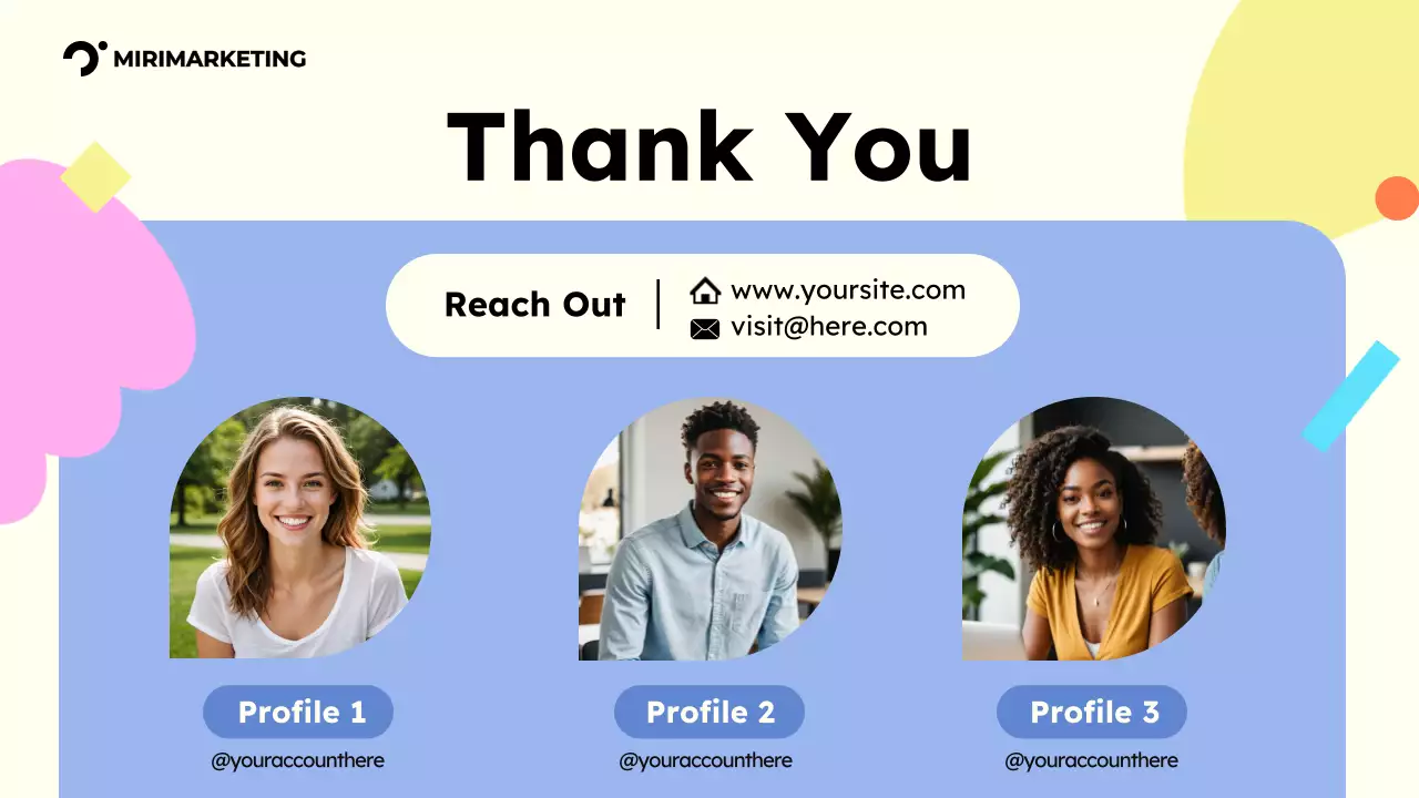 Colourful Modern Marketing Presentation