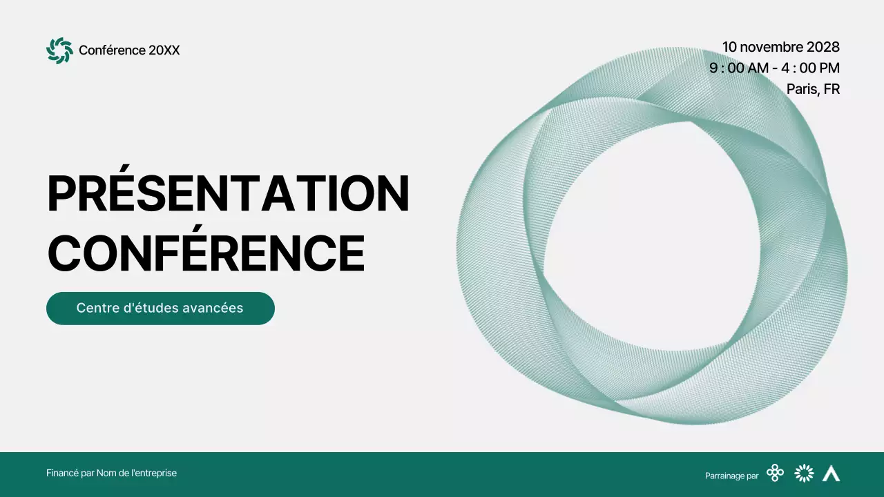 Annonce de la conférence sur le green abstract