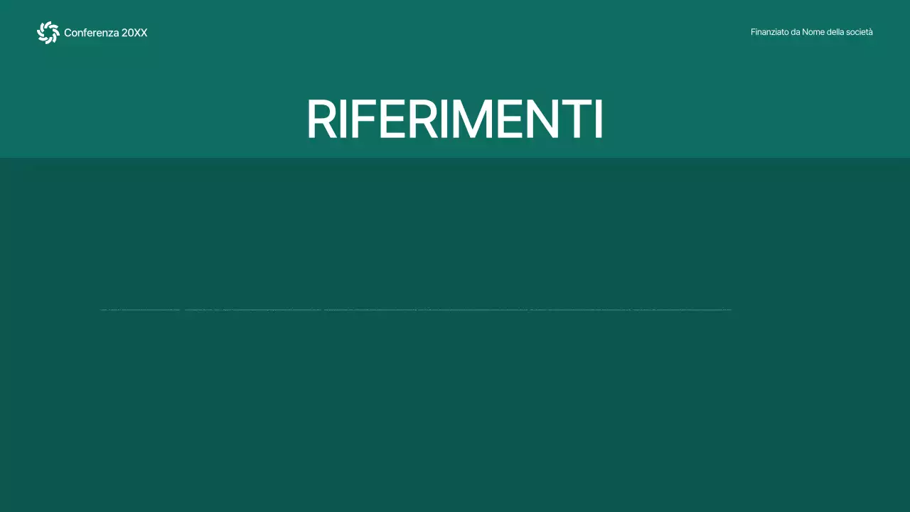 annuncio conferenza green abstract