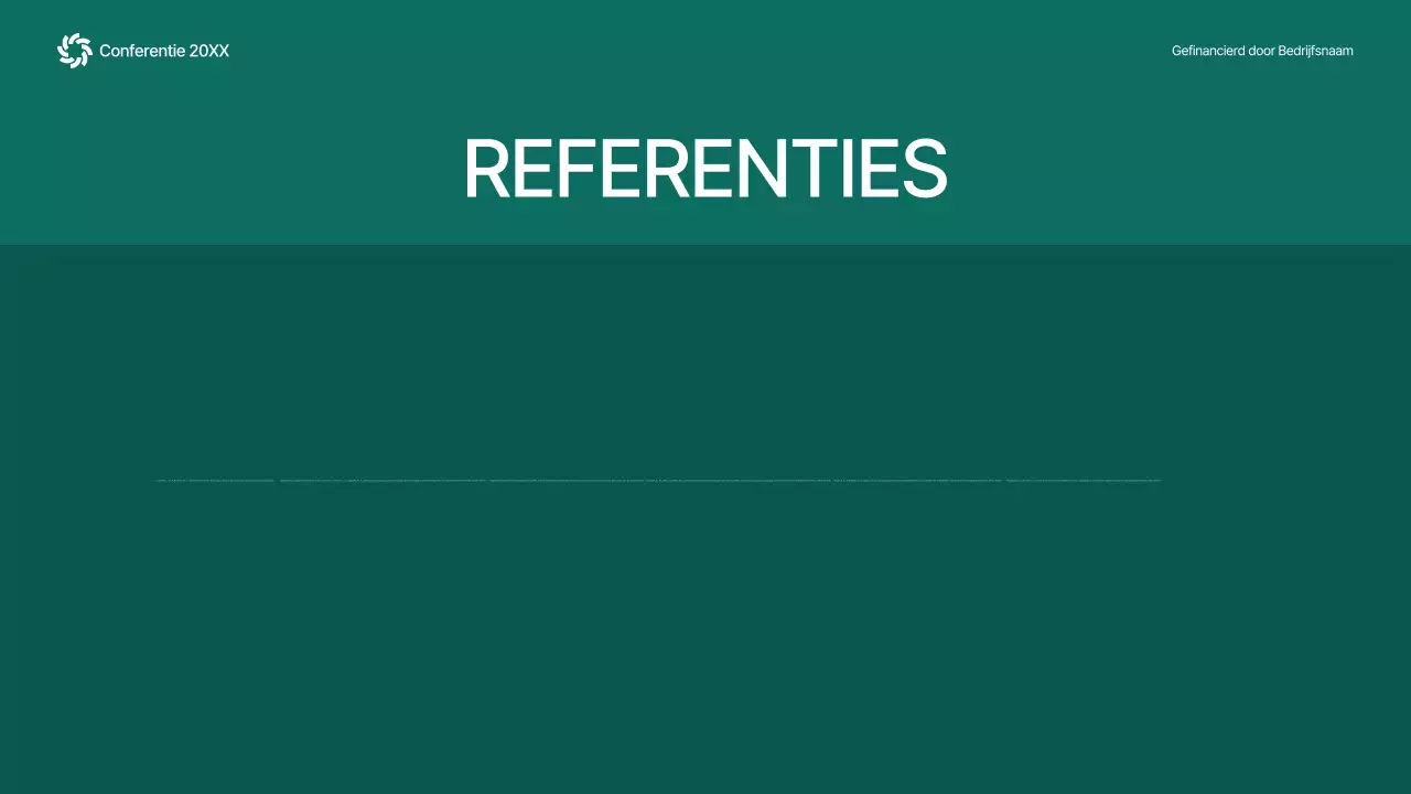 green abstract aankondiging conferentie